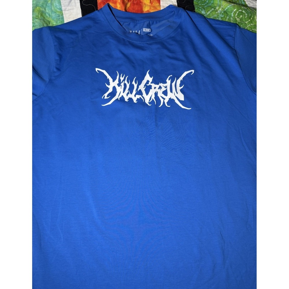 Kill Crew Blue "The Gym Is My Psych Ward" Muay Thai Shirt Porrada Series